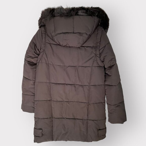 Derek Lam 10 Crosby Women's Size S Black Faux Fur Lined Convertible Coat/Vest - Picture 9 of 16